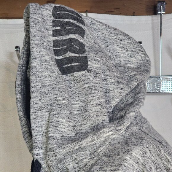 Popularity Products Lifeguard Myrtle Beach SC Cotton Poly Grey Black LS Hoodie S - Picture 11 of 16